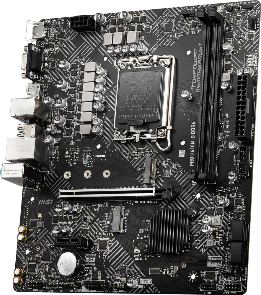 Материнская плата MSI PRO H610M-E