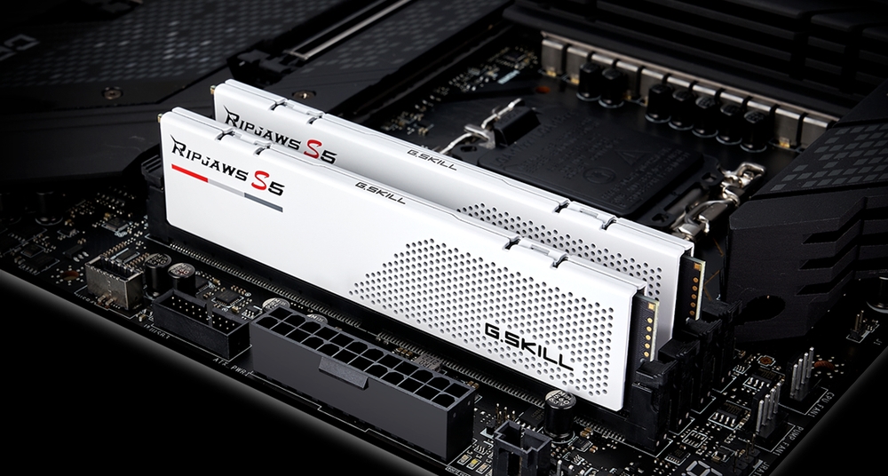 Оперативная память 32 Gb 6000 MHz G.Skill RIPJAWS S5 White (F5-6000J3238F16GX2-RS5W)