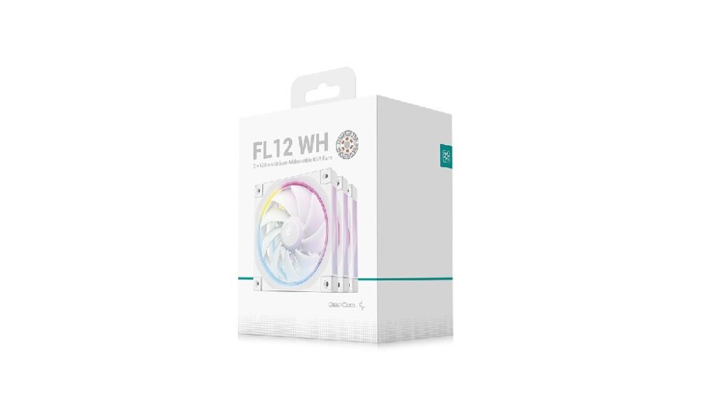 Комплект вентиляторов для корпуса Deepcool ARGB White (FL12 WH-3 IN 1)