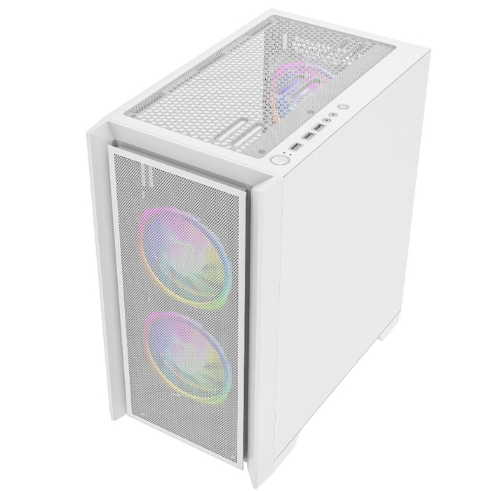 Компьютерный корпус Powercase ALISIO Micro Z3W ARGB White (CAMZW-A3)