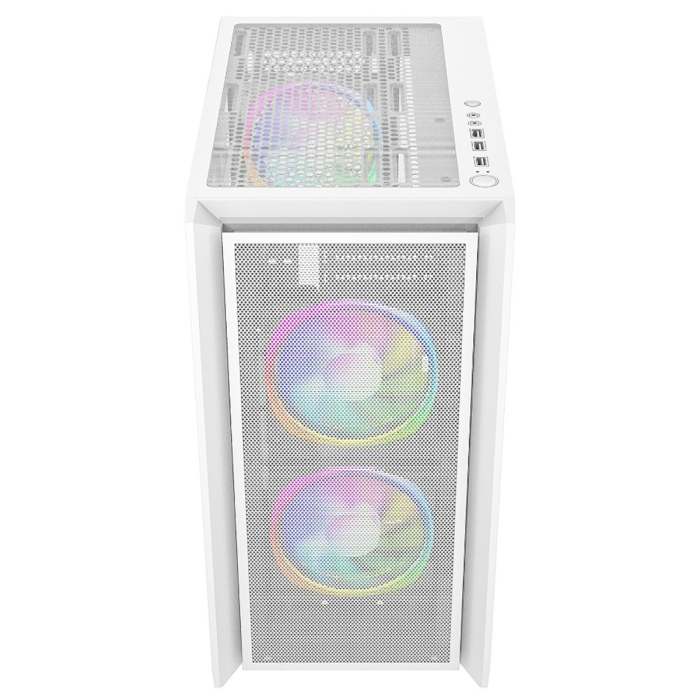 Компьютерный корпус Powercase ALISIO Micro Z3W ARGB White (CAMZW-A3)