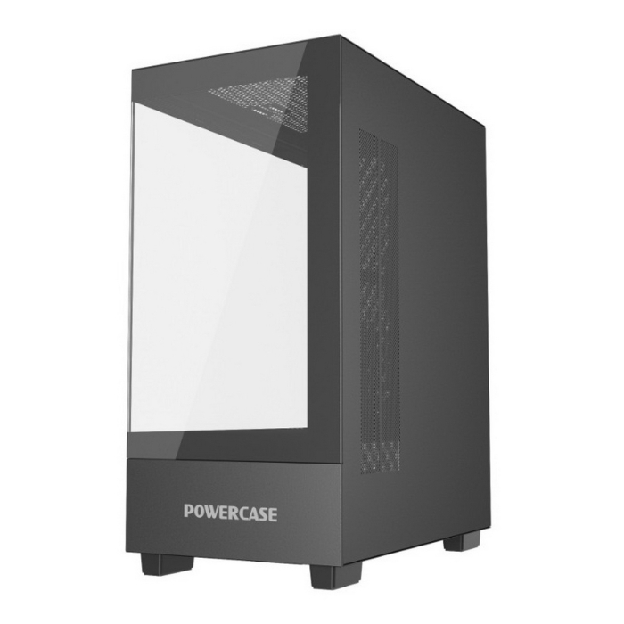 Компьютерный корпус Powercase VISION Micro M TG Black (CVMMB-L0)