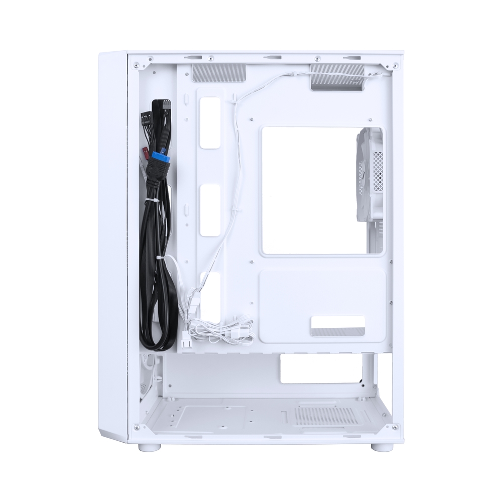 Компьютерный корпус 1STPLAYER FD3-M LED White (FD3-M-WH-4F1-W)