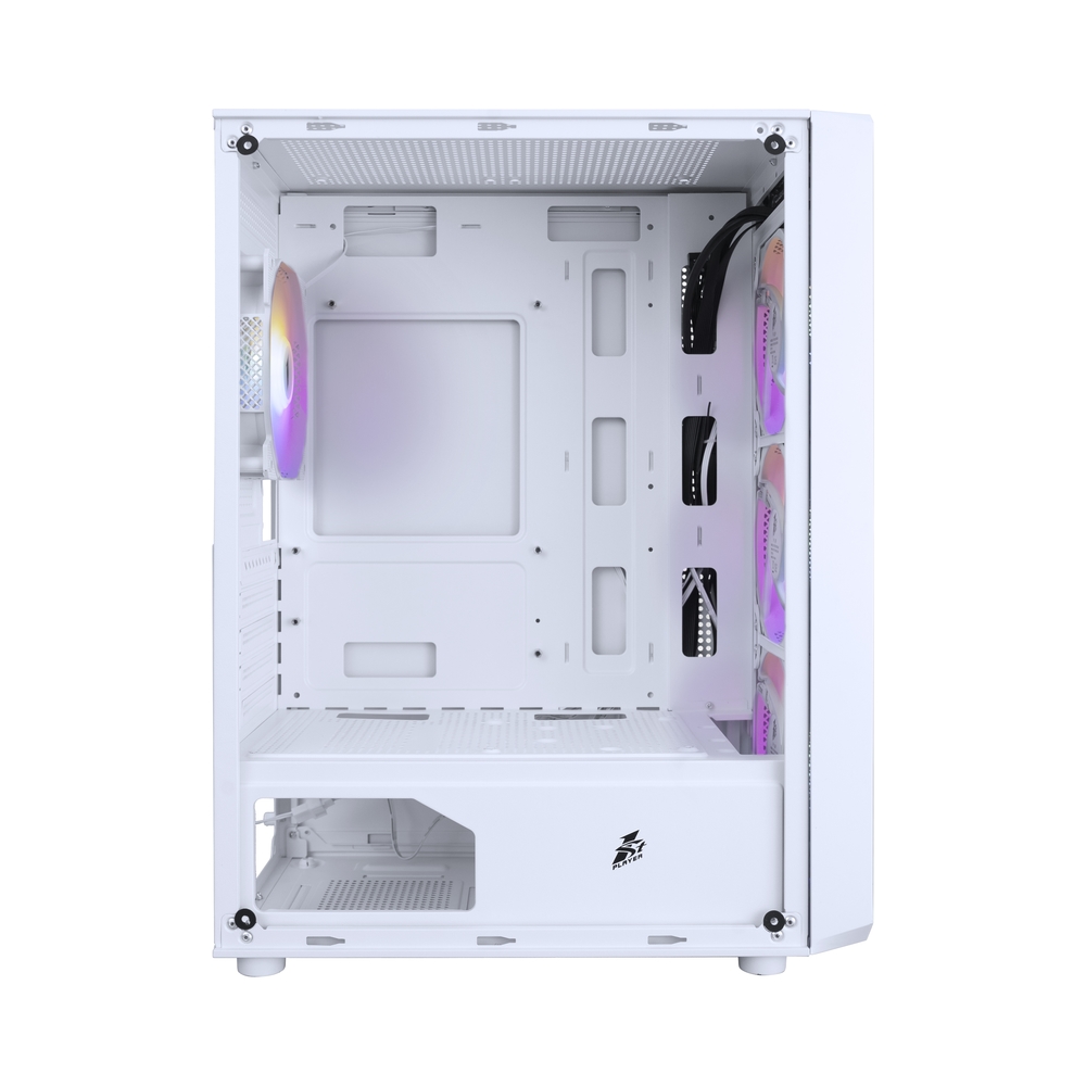 Компьютерный корпус 1STPLAYER FD3-M LED White (FD3-M-WH-4F1-W)
