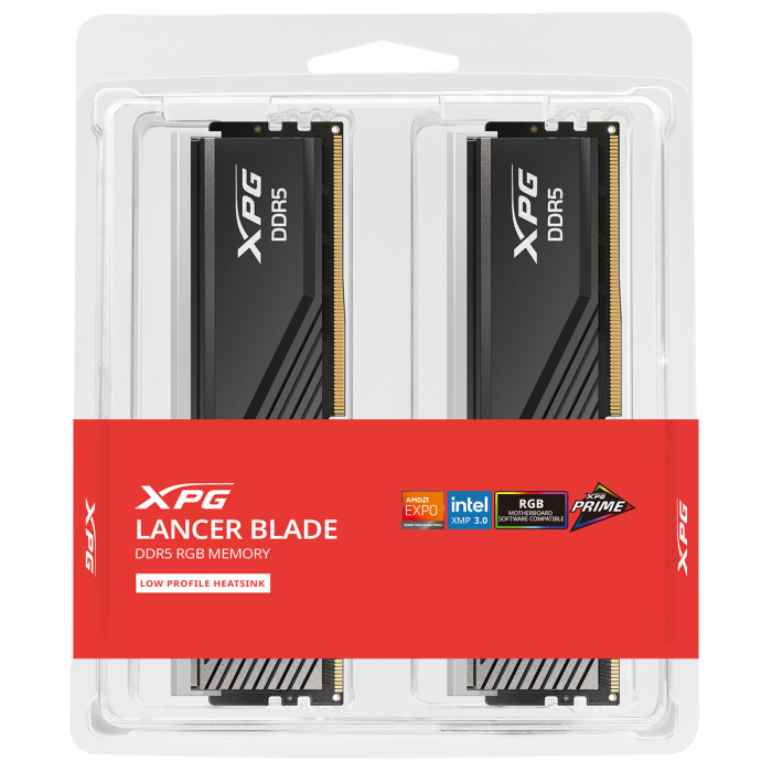 Оперативная память 32 Gb 6000 MHz ADATA XPG LANCER Blade RGB Black (AX5U6000C3016G-DTLABRBK)
