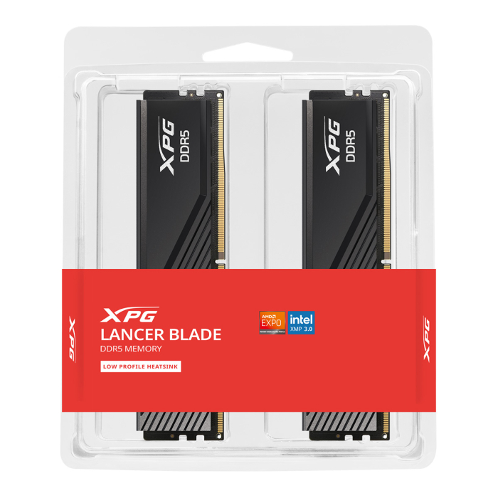 Оперативная память 32 Gb 6400 MHz ADATA XPG LANCER Blade Black (AX5U6400C3216G-DTLABBK)