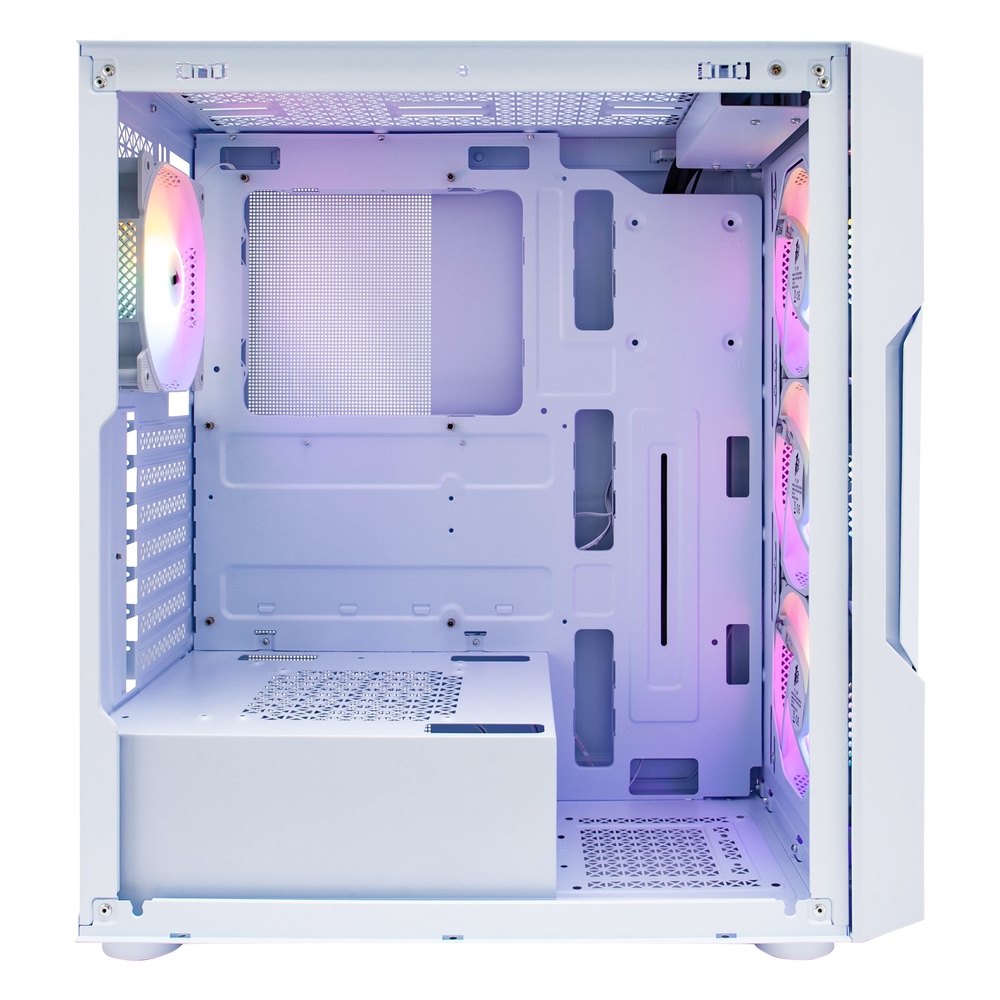 Компьютерный корпус 1STPLAYER TRILOBITE T7-P FRGB White (T7-P-WH-4F1-W)