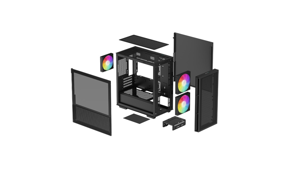 Компьютерный корпус Deepcool CH360 ARGB (R-CH360-BKAPE3-G-1)