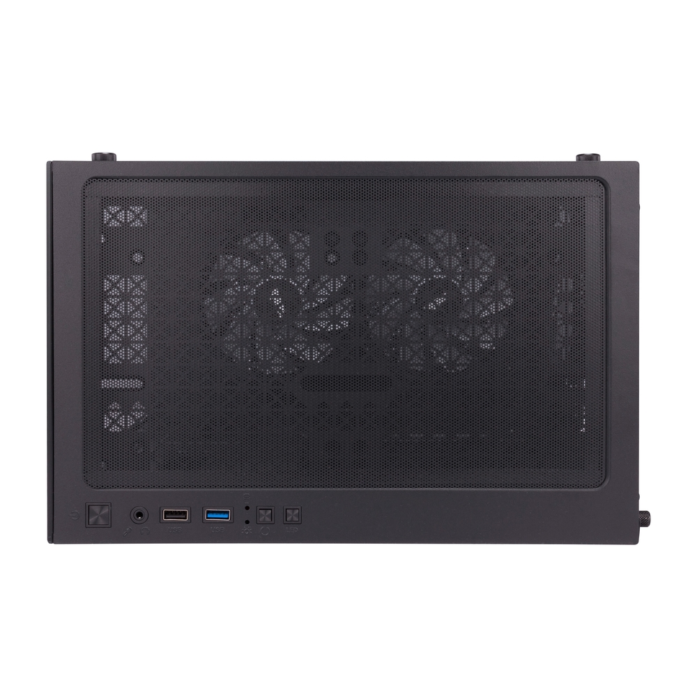 Компьютерный корпус 1STPLAYER MIKU Mi2-A LED Black (FP_Mi2-A-BK-2F1R-1F1)