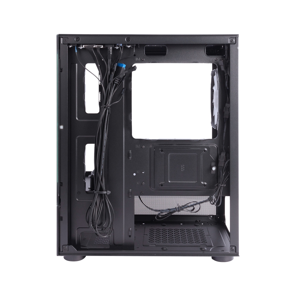 Компьютерный корпус 1STPLAYER MIKU Mi2-A LED Black (FP_Mi2-A-BK-2F1R-1F1)