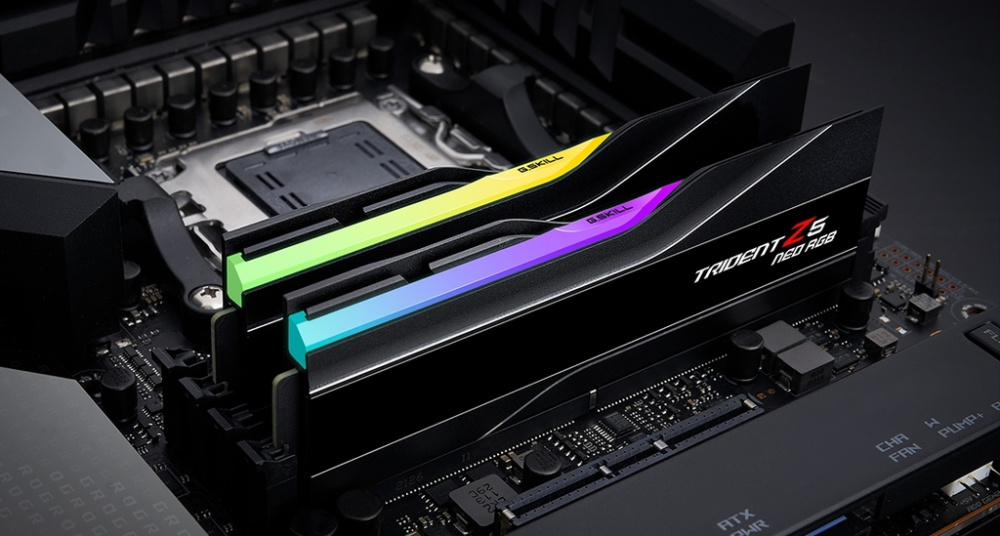 Оперативная память 128 Gb 6000 MHz G.Skill TRIDENT Z5 Neo RGB Black (F5-6000J3644D64GX2-TZ5NR)