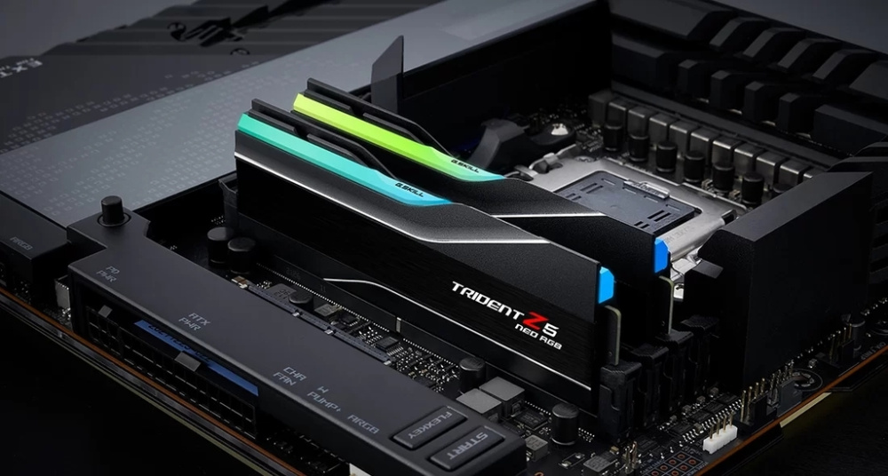 Оперативная память 128 Gb 6000 MHz G.Skill TRIDENT Z5 Neo RGB Black (F5-6000J3644D64GX2-TZ5NR)
