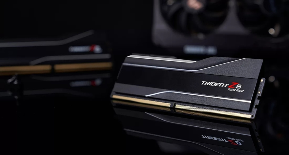 Оперативная память 128 Gb 6000 MHz G.Skill TRIDENT Z5 Neo RGB Black (F5-6000J3644D64GX2-TZ5NR)
