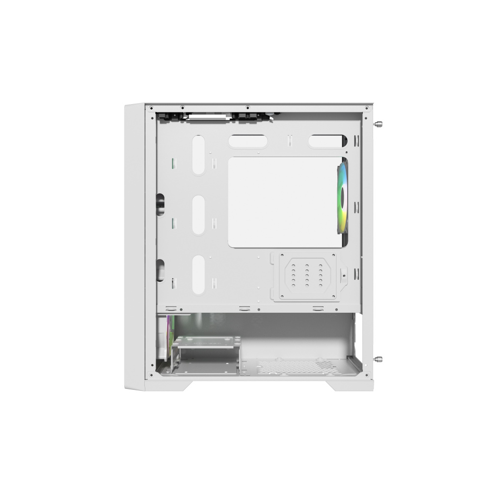 Компьютерный корпус Powercase ByteFlow Micro ARGB TG White (CAMBFW-A4)