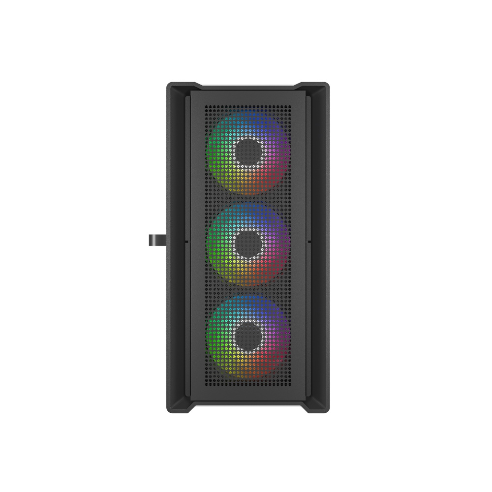 Компьютерный корпус Powercase ALISIO Micro X4B V2 TG ARGB Black (CAMCXB-A4)
