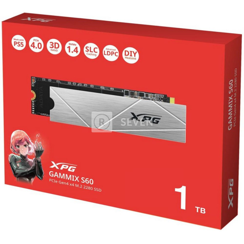 Твердотельный накопитель ADATA XPG 1000 Gb S60 Gray (AGAMMIXS60-1T-CS)