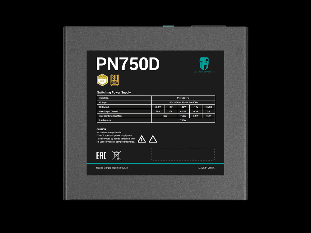 Блок питания Deepcool 750W PN750D (R-PN750D-FC0B-WGEU-V2)