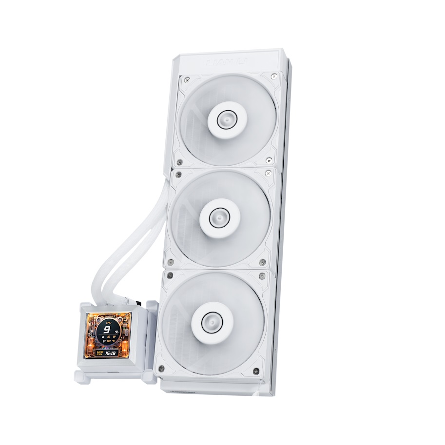 Система жидкостного охлаждения для процессора Lian Li HydroShift LCD 360S White (G89.GHSLCD36SW.R0)