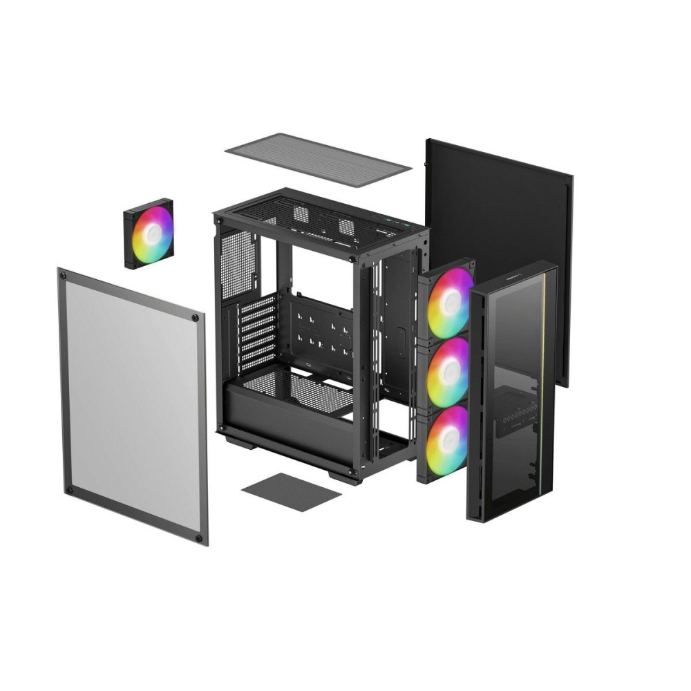Компьютерный корпус Deepcool MATREXX 55 V4 RGB Black (R-MATREXX55-BKADA4-G-4)