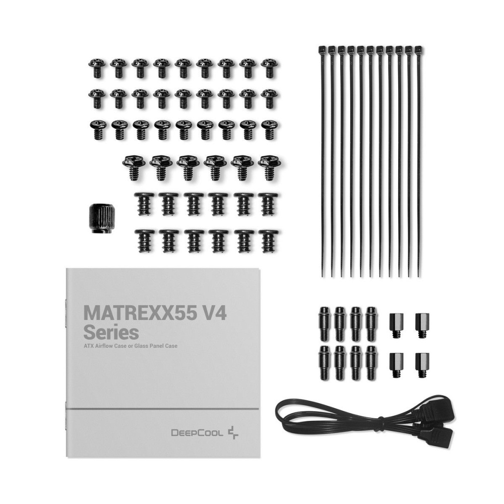 Компьютерный корпус Deepcool MATREXX 55 V4 RGB Black (R-MATREXX55-BKADA4-G-4)