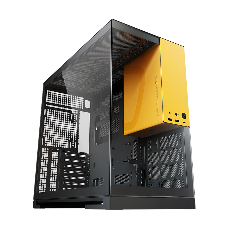 Компьютерный корпус Geometric Future Model 5 Black Yellow (1AM5WKBY00100) (GF_M5-YB)
