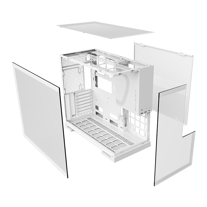 Компьютерный корпус Geometric Future Model 5 White (1AM5WKWT00100) (GF_M5-W)