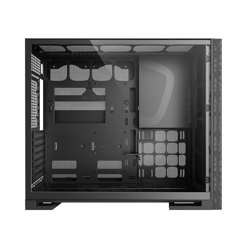 Компьютерный корпус Geometric Future Model 5 Vent Black Yellow (1AM5VTBY00100) (GF_M5-VENT-YB)