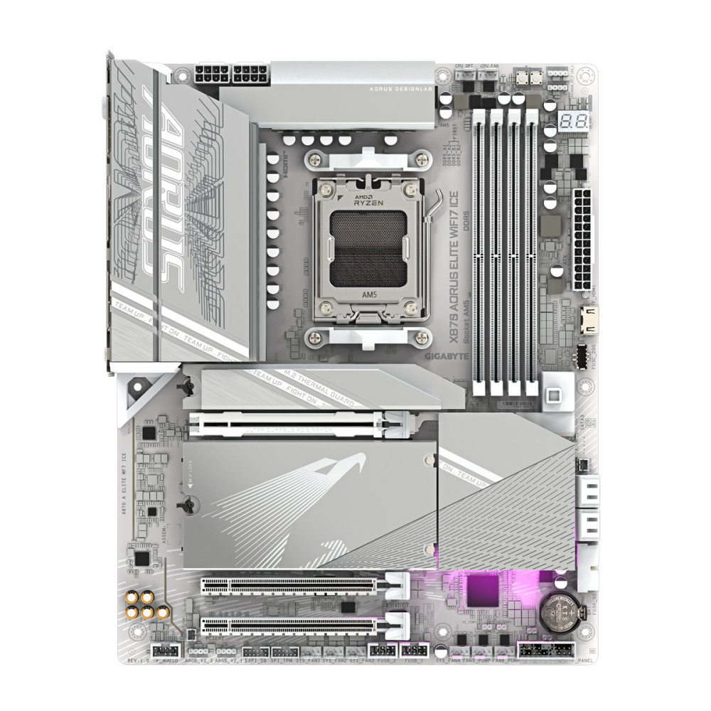 Материнская плата Gigabyte X870 AORUS ELITE WIFI7 ICE