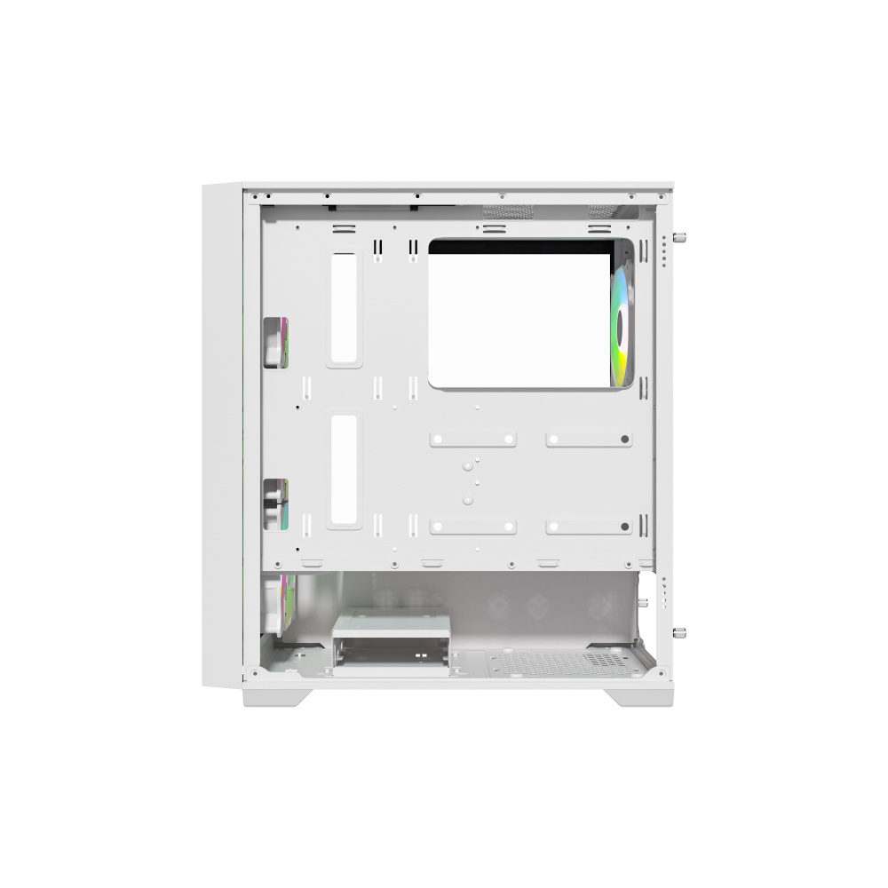 Компьютерный корпус Powercase ByteFlow TG ARGB White (CBFW-A4)
