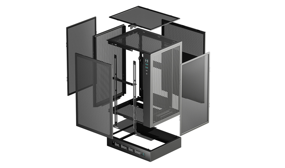 Компьютерный корпус Deepcool CH170 DIGITAL Black