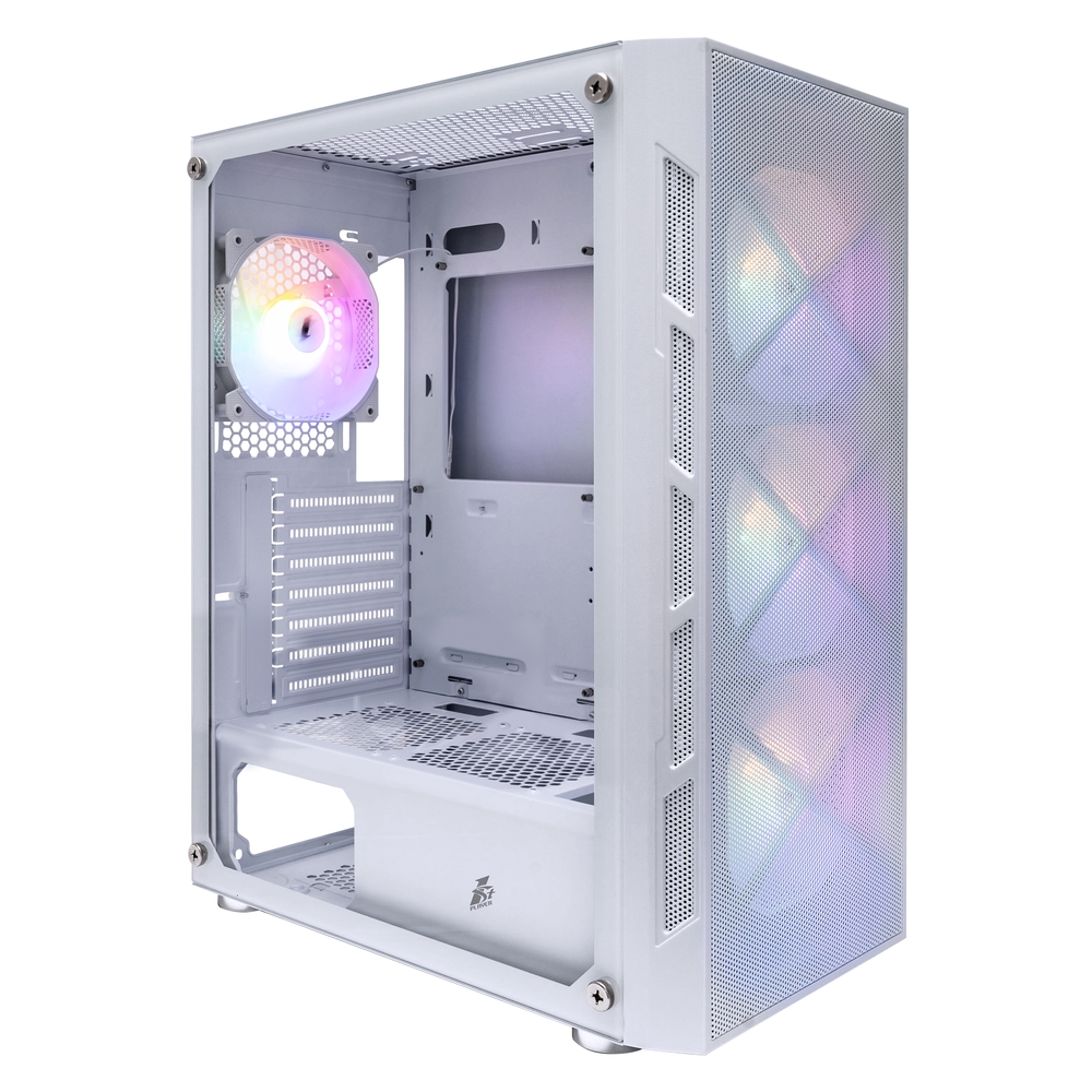 Компьютерный корпус 1STPLAYER FIREBASE XP LED White (XP-WH-4F1-W)