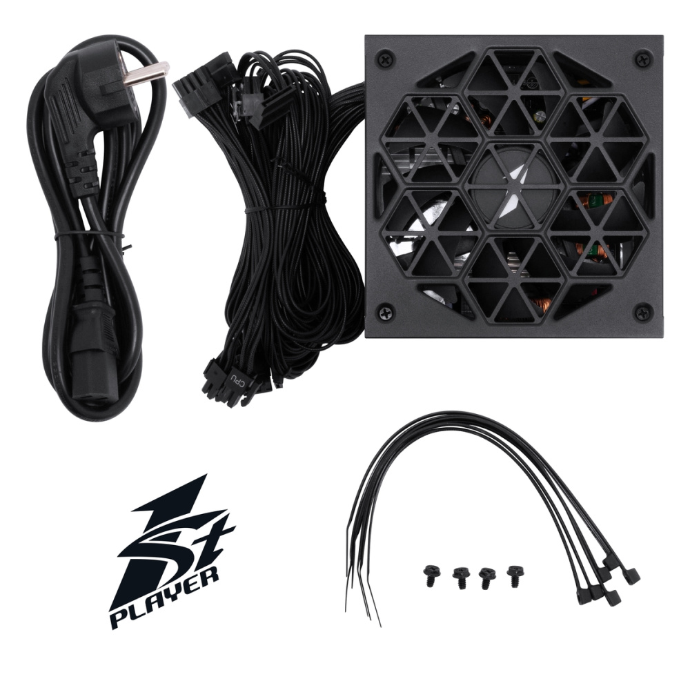 Блок питания 1STPLAYER 550W ACK Black (HA-550AC1)