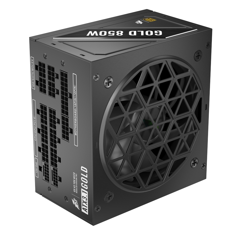 Блок питания 1STPLAYER 850W NGDP GOLD Black (HA-850BA4)