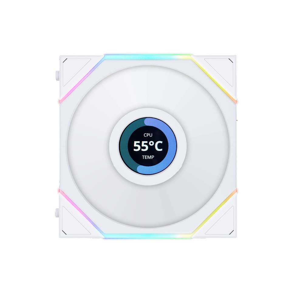 Комплект вентиляторов для корпуса Lian Li UNI FAN TL LCD 120 ARGB White (G99.12TLLCD3W.R0)