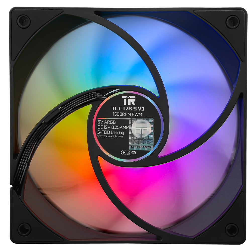 Вентилятор для корпуса Thermalright TL-C12B-S V3 ARGB (TRTLC12BSV3)