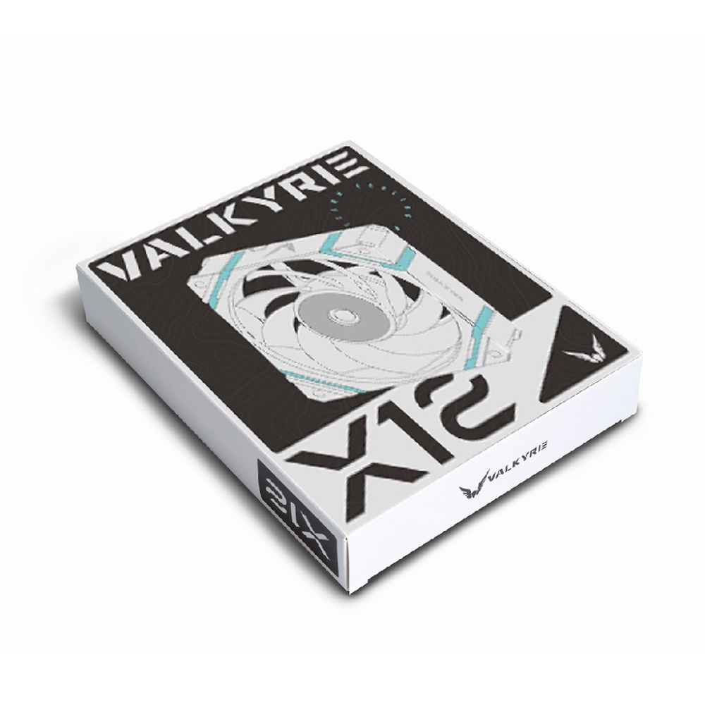 Вентилятор для корпуса Valkyrie X12 ARGB Reverse White (HW X12ER-W)