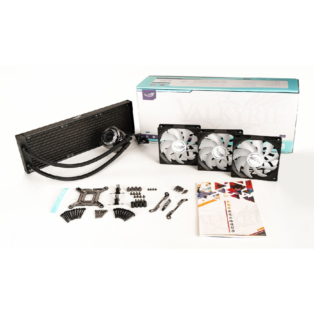 Система жидкостного охлаждения для процессора Valkyrie Jarn 360 ARGB Black (HW C360)