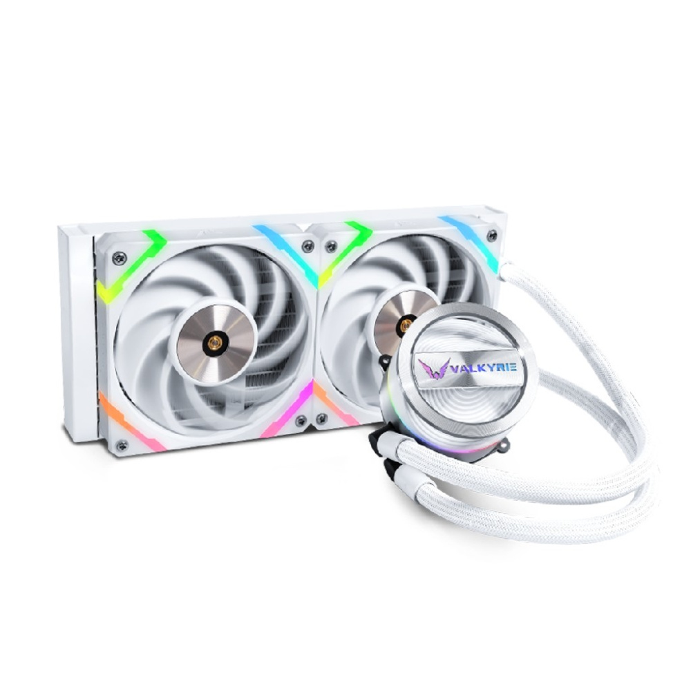 Система жидкостного охлаждения для процессора Valkyrie Dragonfang 240 ARGB White (HW GL240W)