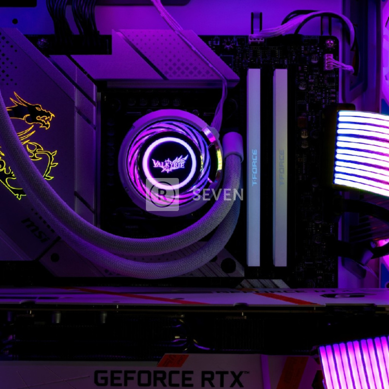 Система жидкостного охлаждения для процессора Valkyrie Jarn 420 ARGB White (C420W-RGB)
