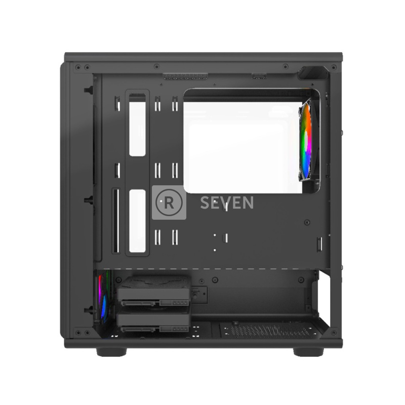 Компьютерный корпус Powercase Mistral Micro C4B ARGB Black (CMMCB-A4)