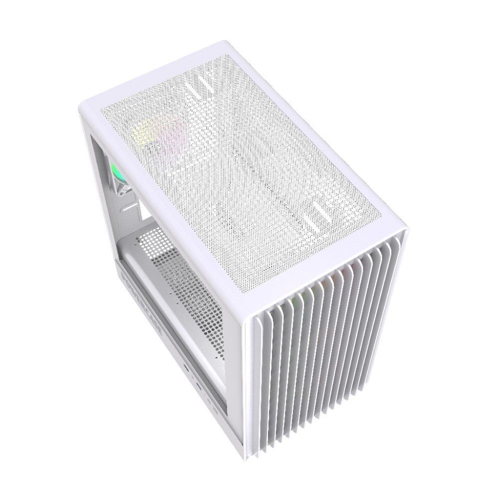 Компьютерный корпус Powercase Mistral Micro C4W ARGB White (CMMCW-A4)