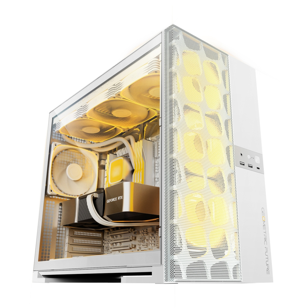Компьютерный корпус Geometric Future Model 5 ARGB Vent White with fans (1AM5VTWT01100)