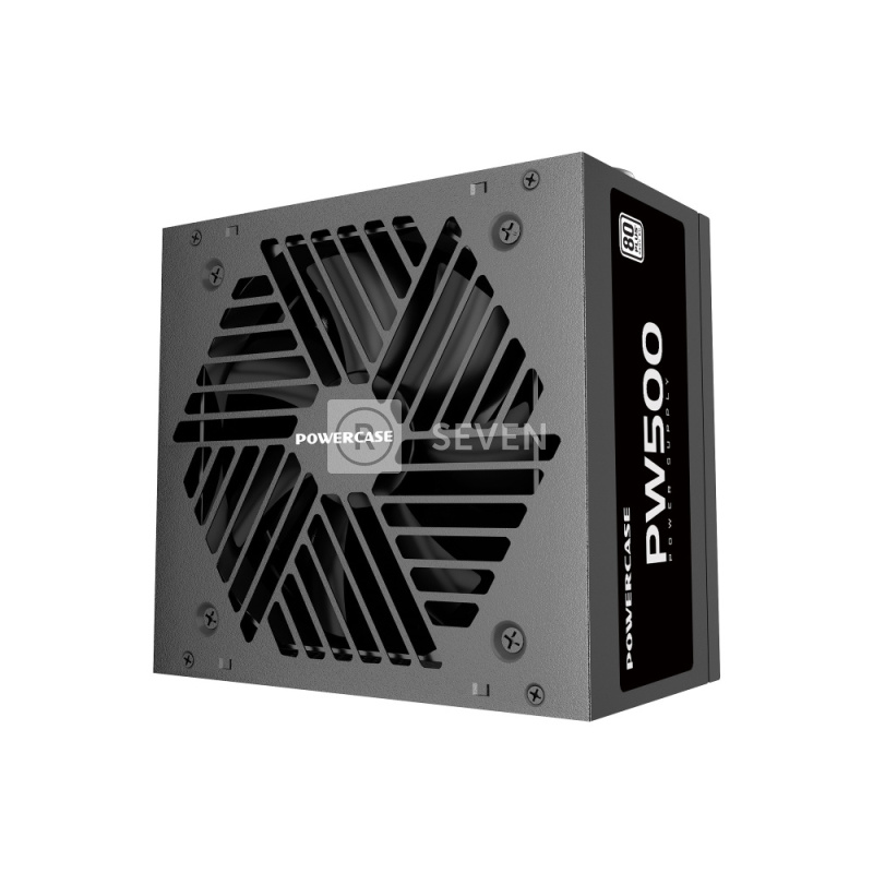 Блок питания Powercase 500W PW500 Black (PS-500W-DC)
