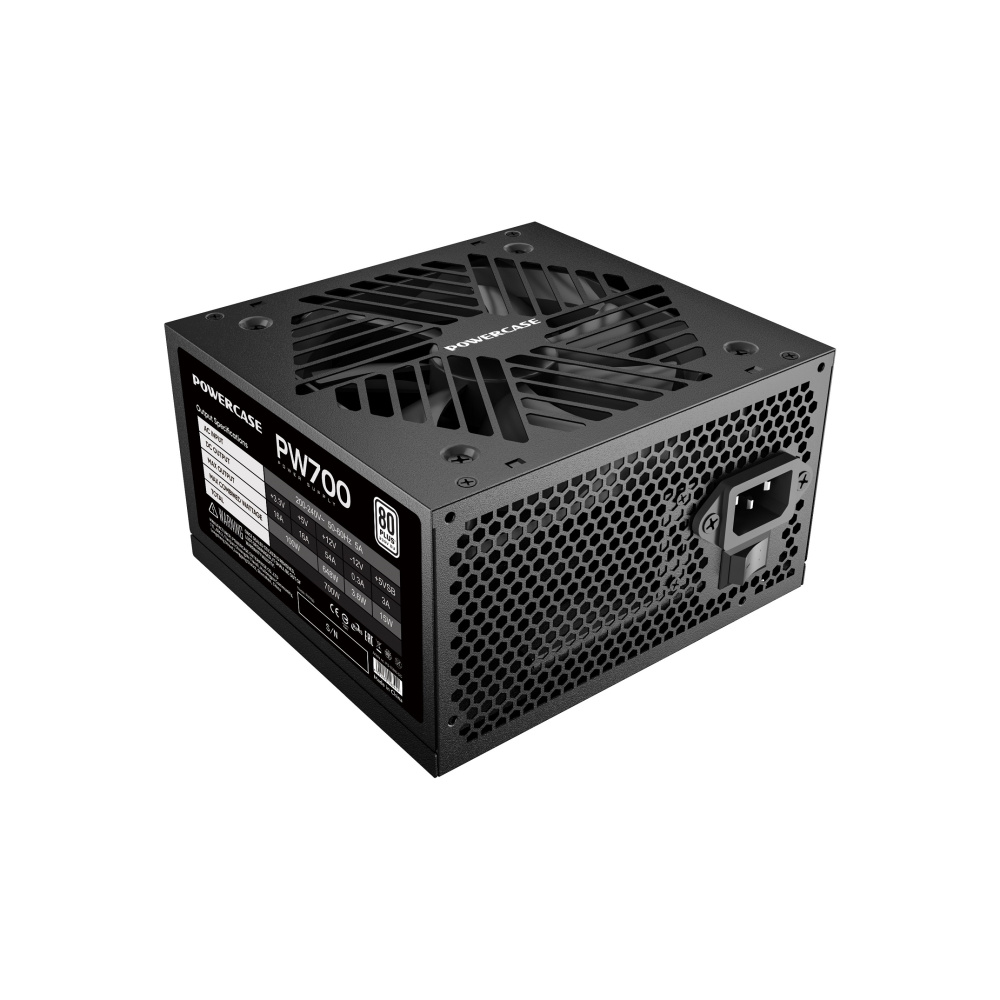 Блок питания Powercase 700W PW700 Black (PS-700W-DC)