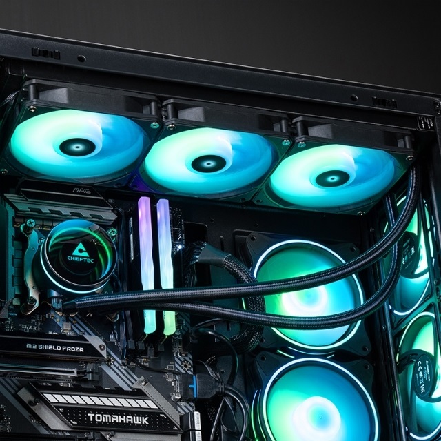 Система жидкостного охлаждения для процессора Chieftec ICEBERG 360 ARGB (CLC-360-RGB)