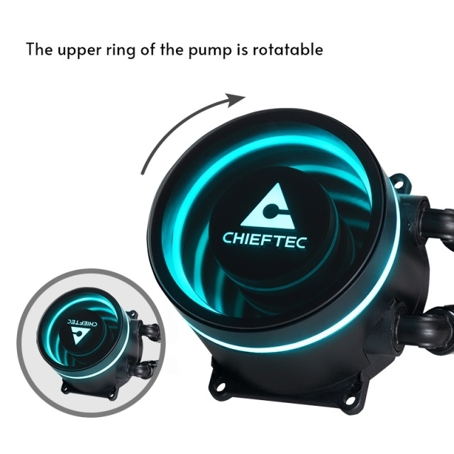 Система жидкостного охлаждения для процессора Chieftec ICEBERG 240 ARGB (CLC-240-RGB)