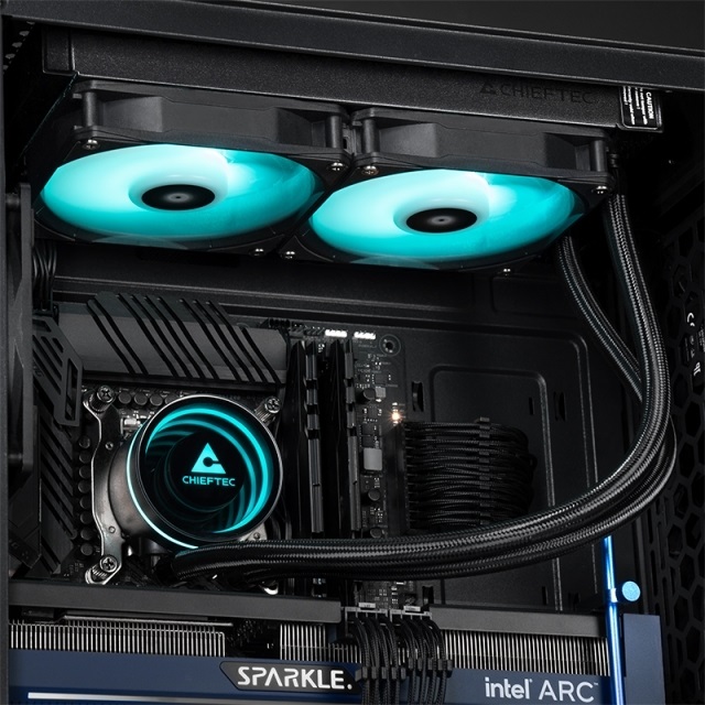 Система жидкостного охлаждения для процессора Chieftec ICEBERG 240 ARGB (CLC-240-RGB)