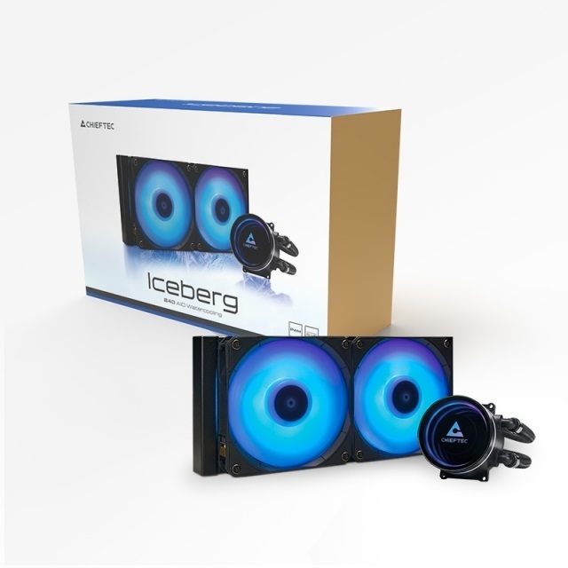 Система жидкостного охлаждения для процессора Chieftec ICEBERG 240 ARGB (CLC-240-RGB)