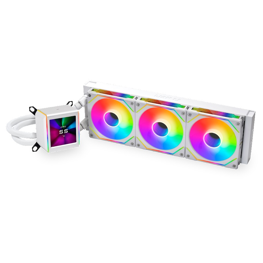Система жидкостного охлаждения для процессора Lian Li GA II LCD SL-INF 360 ARGB White (GA2ALCD36INW) (G89.GA2ALCD36INW.R0)