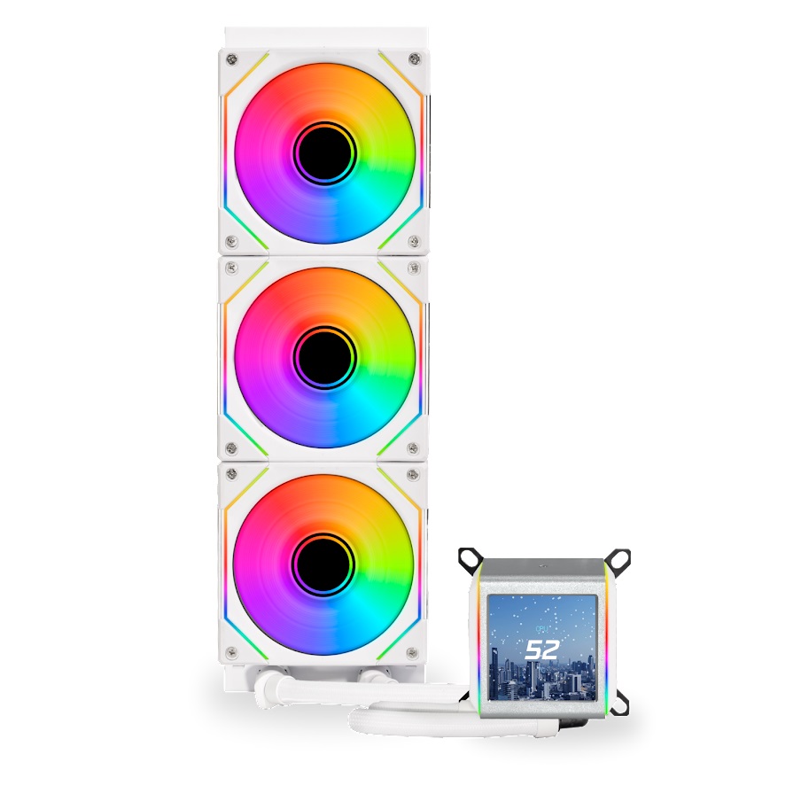 Система жидкостного охлаждения для процессора Lian Li GA II LCD SL-INF 360 ARGB White (GA2ALCD36INW) (G89.GA2ALCD36INW.R0)